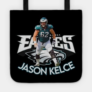 jason kelce : philadelphia eagles football Tote