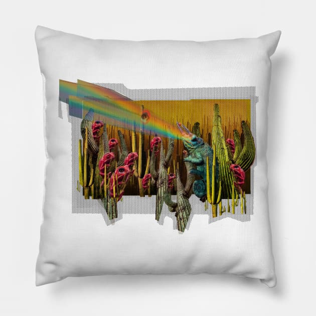 THE KAMELEON Pillow by gabor_paszti