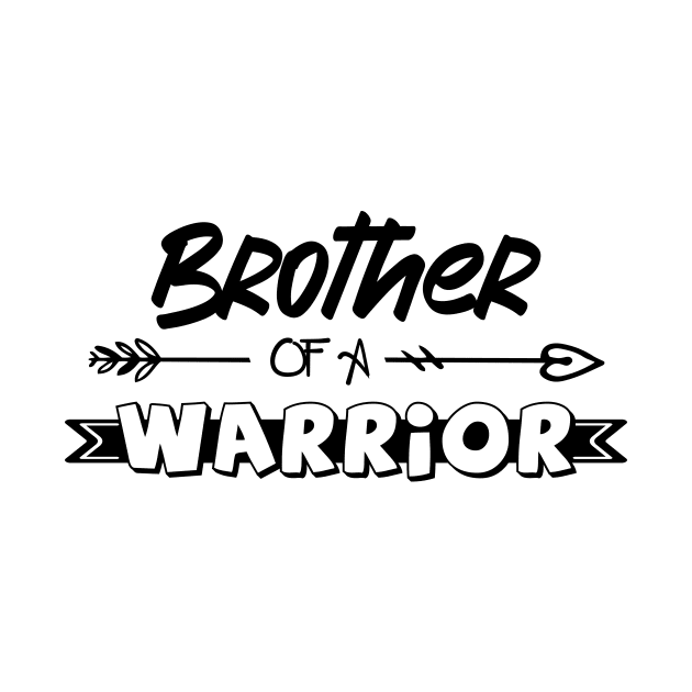 Brother of a Little Warrior shirt, Little warrior shirt, Cancer Survivor shirt, Brother t-shirt, Brother of a Strong Kid shirt, Cancer Awareness by GShow