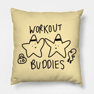 Workout buddies Pillow