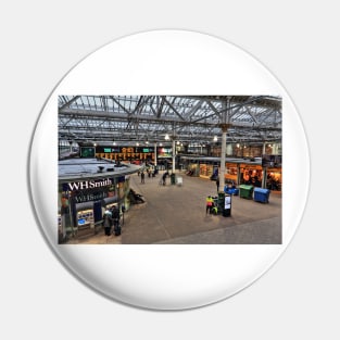 Inside Waverley Railway Station in Edinburgh - Scottland Pin