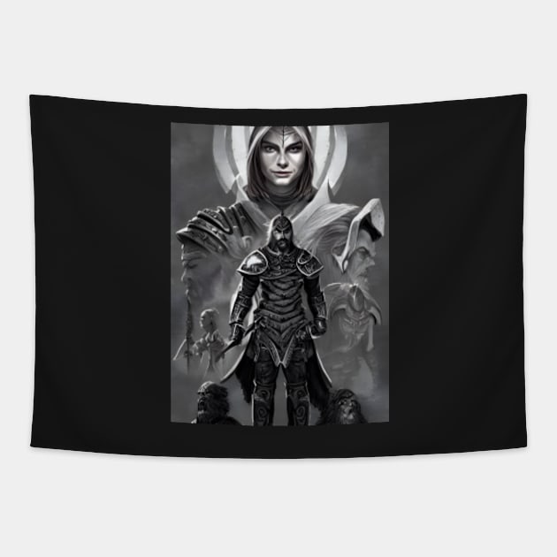 The Elder Scrolls - Who's Your Alliance Tapestry by AfroMatic