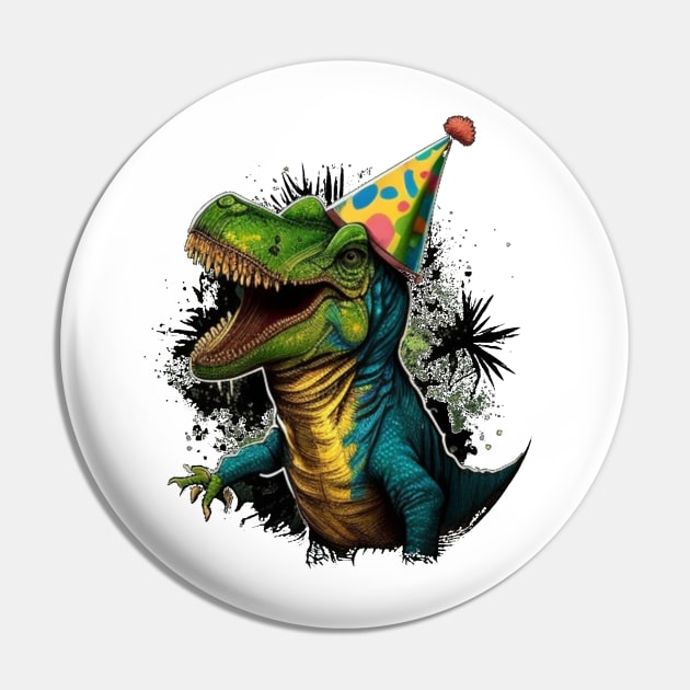 Adult Dinosaur Birthday Party Pin by TriHarder12