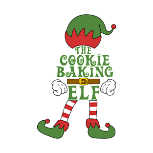 The Cookie Baking Elf Christmas Family Matching Outfits Group Attire T-Shirt