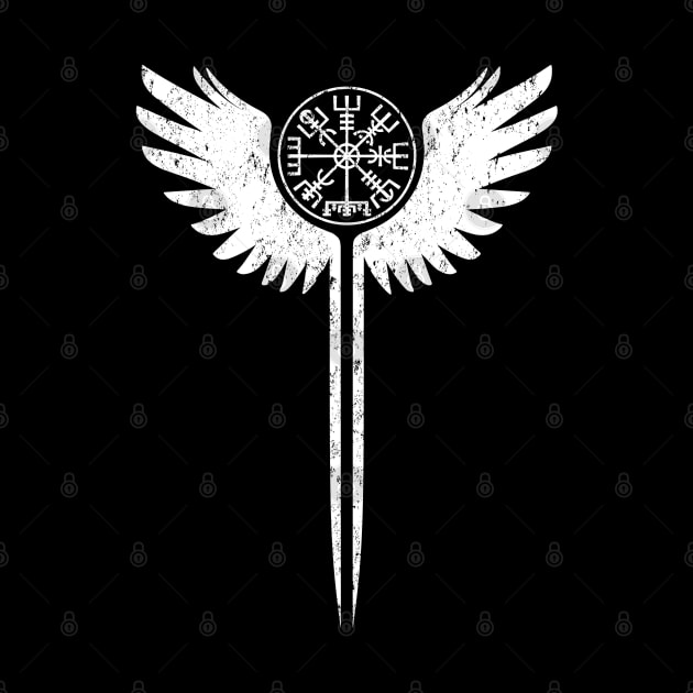 Wings of the Valkyries and Vegvisir by Beltschazar