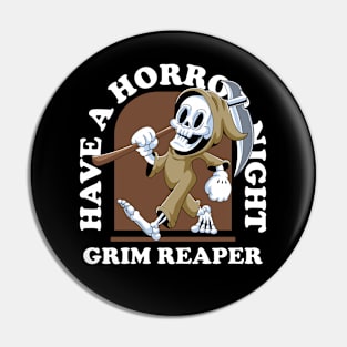 Funny Grim Reaper Pin