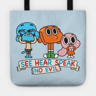 Gumball Darwin Anais No Evil Tote