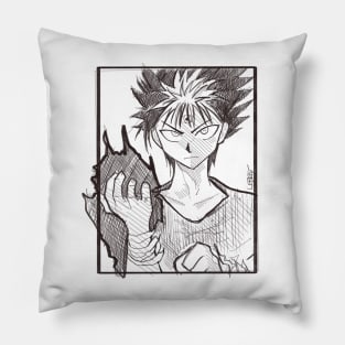 the dragon in dark hiei in spirit detectives Pillow