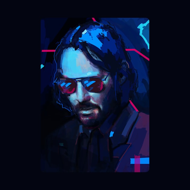 Keanu Reeves Cyberpunk by bant