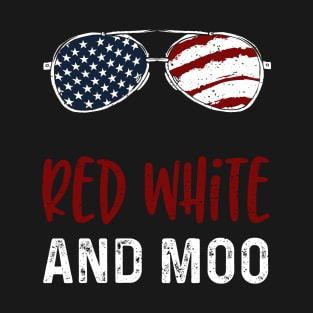 Red White And Moo T-Shirt