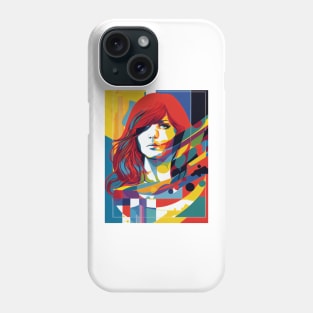 Modern woman in pop-art style Phone Case