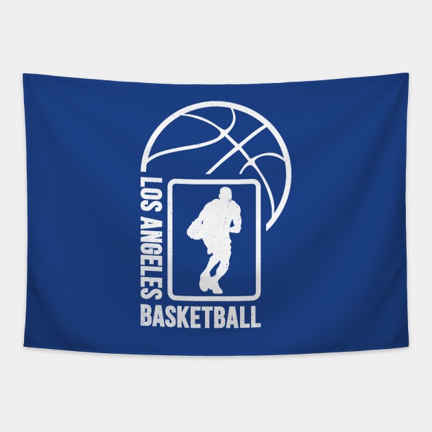 Los Angeles Basketball 02 Tapestry by yasminkul