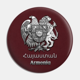 ARMENIA  Հայաստանի զինանշանը Pin