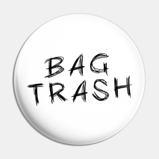 BagTrash Logo Pin