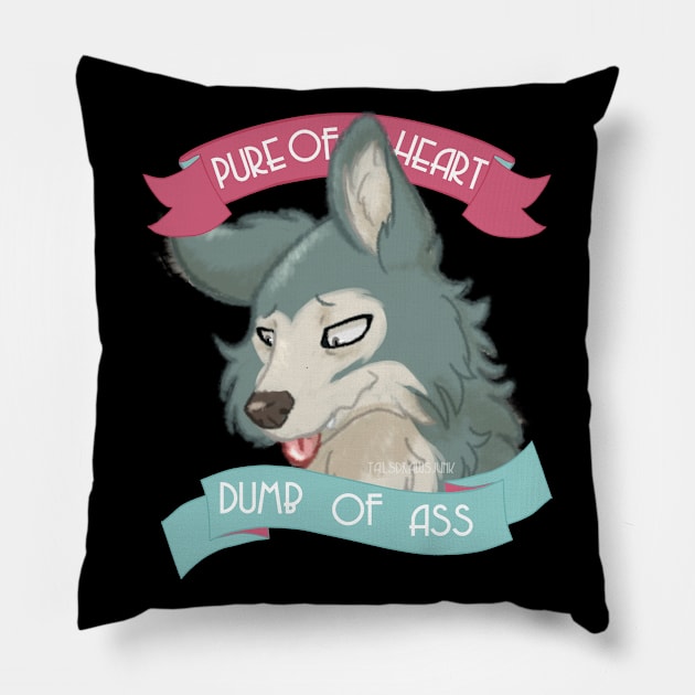 Pure of Wolf Pillow by TailsDrawsJunk