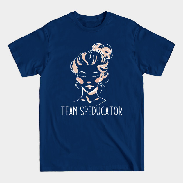 Discover Special Education Speducator Messy Bun - Special Education - T-Shirt