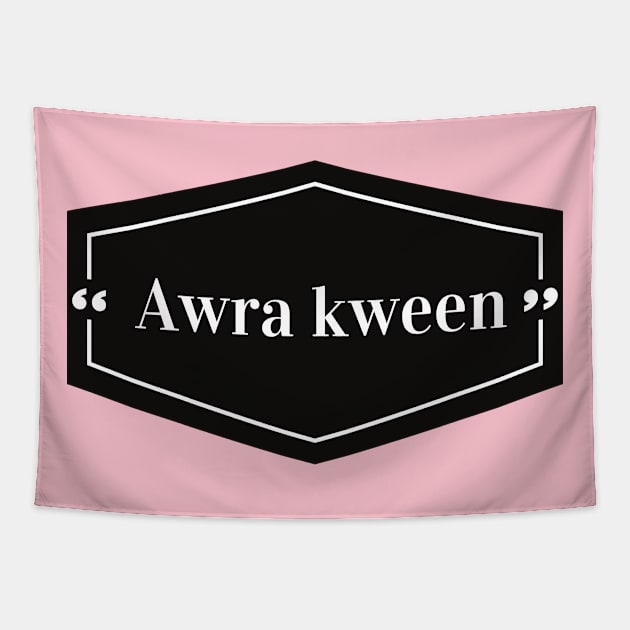 filipina humor - Awra kween Tapestry by CatheBelan