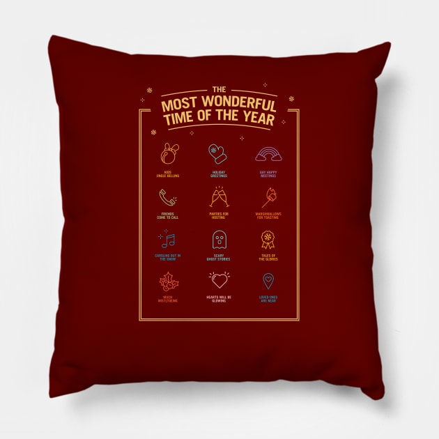 Most Wonderful Time of the Year Pillow by Heyday Threads