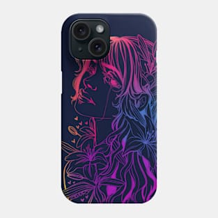 GRADIENT SAD LILY Phone Case