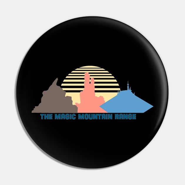 The Magic Mountain Range Pin by Lunamis