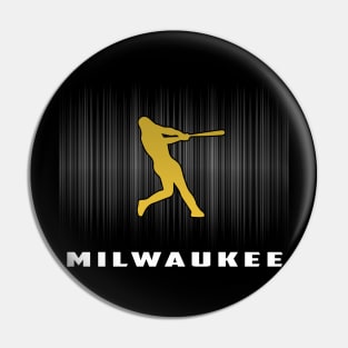 Miwaukee Retro Baseball Souvenir I Love Miwaukee Men Women Pin