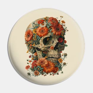 Blooming Skull Pin