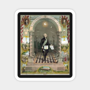 U. S. President George Washington, Freemason Magnet