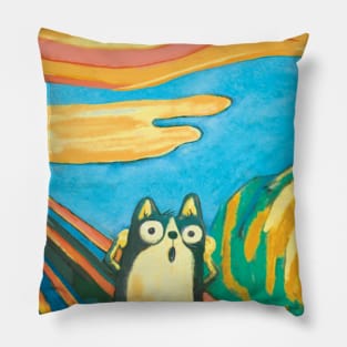 The Cat Scream Pillow