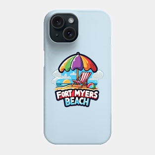 Fun in the Sun at Fort Myers Beach, Florida Phone Case