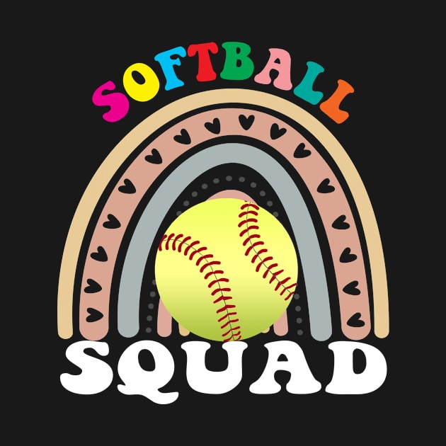 Softball Squad Funny Matching For Girls Softball Training by Barefaced 