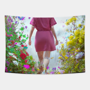 Flower TV Women Tapestry