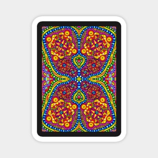 Psychedelic Abstract colourful work 193 Magnet