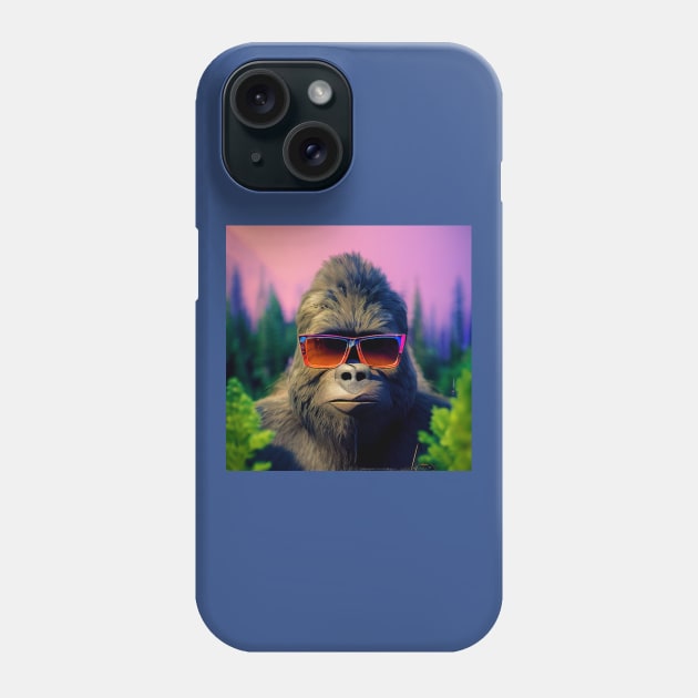 Dope Sasquatch in Nature Phone Case by Grassroots Green