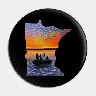 Lake Life Minnesota Pin