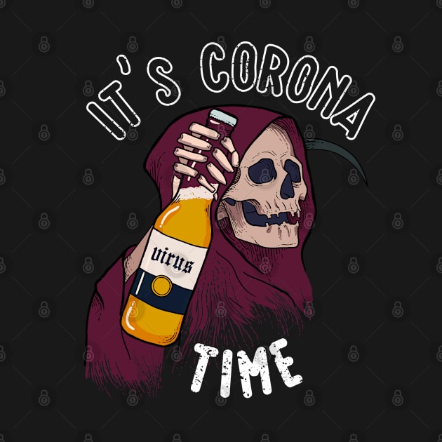 it's corona time grim reaper by Marvellous Cat