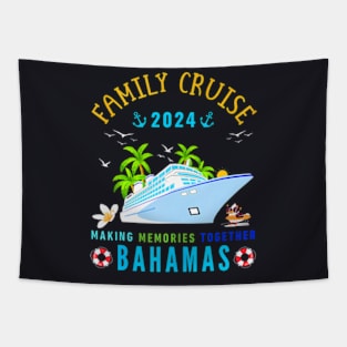 Family Cruise 2024 Making Memories Together Bahamas Vacation Tapestry