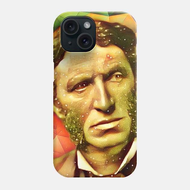 Matthew Arnold Snow Portrait | Matthew Arnold Artwork 15 Phone Case by JustLit