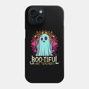 Art teacher funny cute Halloween victor design Phone Case