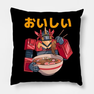 Kawaii Ramen Robot Pillow