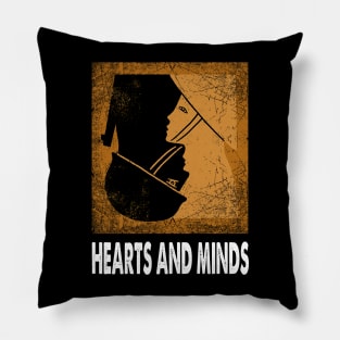 Vietnam War Reflections Hearts and Tribute Tee Pillow