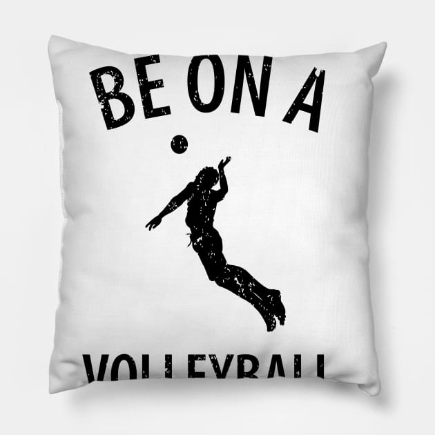 Volleyball Sport Team Play Gift Pillow by Johnny_Sk3tch