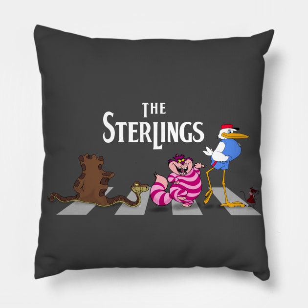 The Sterlings Pillow by seamustheskunk