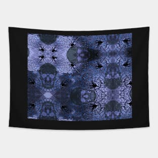 Spiders and Skulls Tapestry