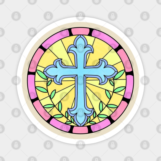 Stain Glass Magnet by KAWSTIK