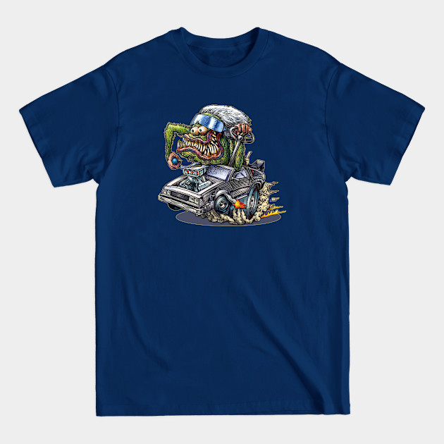 Doc Brown's Delorean Dragster - Monster - T-Shirt