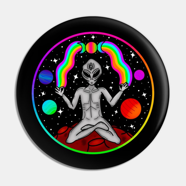 Cosmic Meditation Pin by Thisuniquevibe