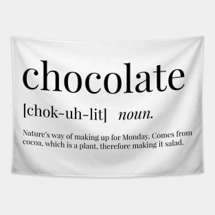 Chocolate Definition Tapestry