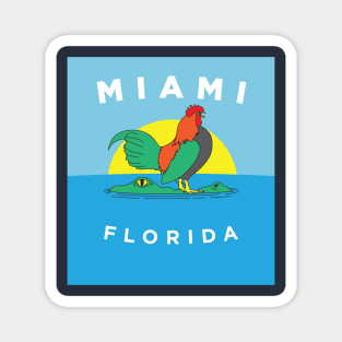 Miami Bandera Magnet