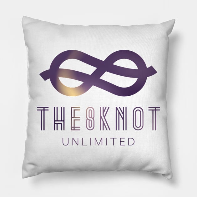 Knot Print, Nautical Rope, Figure Eight Knot, Black, purple, and yellow Wall Art, Beach Decor, Printable Pillow by Modern Art