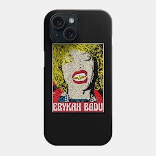 Erykah Badu 80s Pop Art Fan Art Phone Case